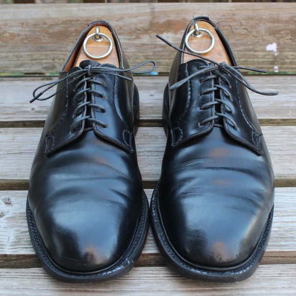 VTG 80s Church's "Shannon" Black Polished Derby, Size 10.5 US, Made in England - Picture 3 of 12